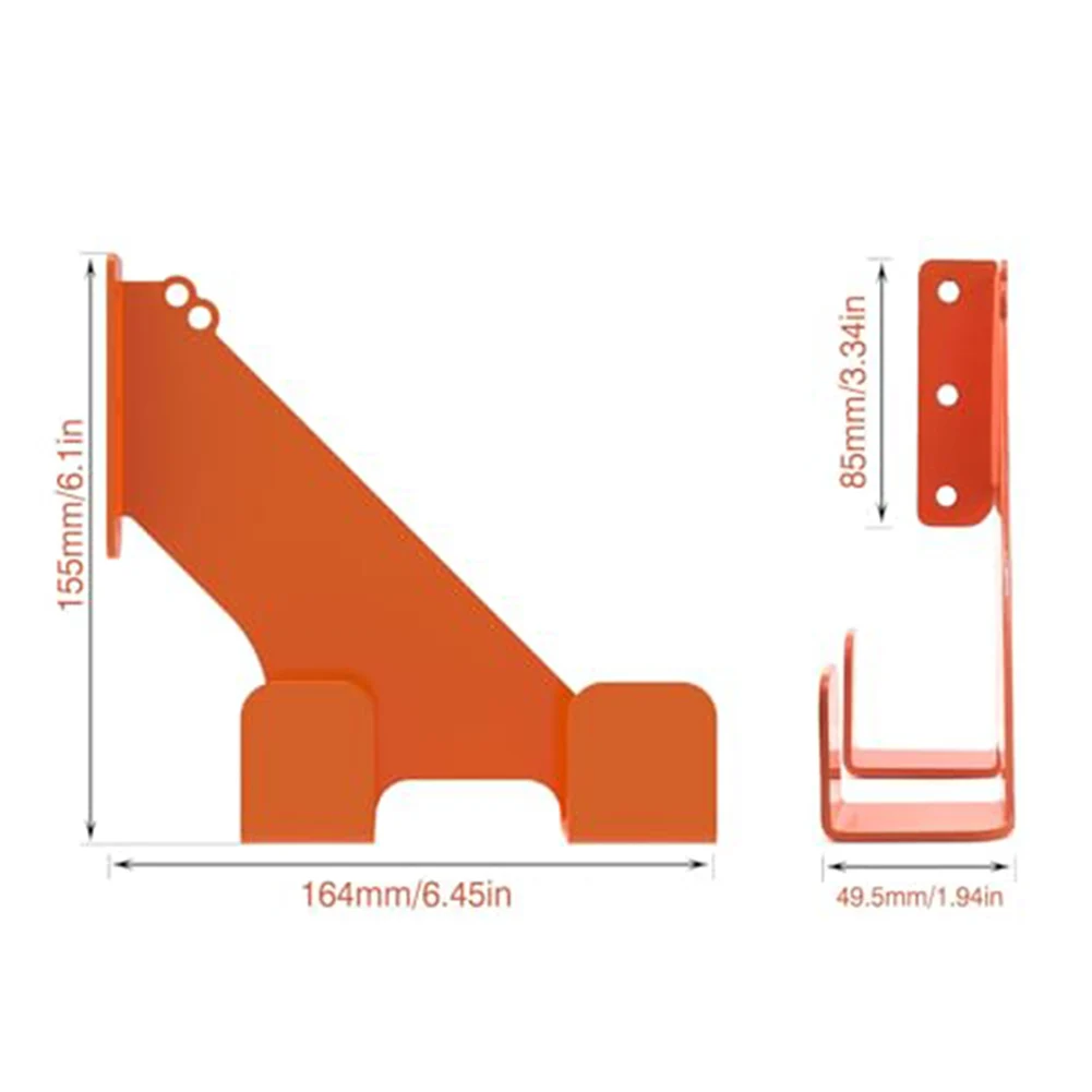 Secure Storage 1 2 Pieces Chainsaw Holder 150 Pound Capacity Clutter Reduction Dual Hook Design Protective Coating