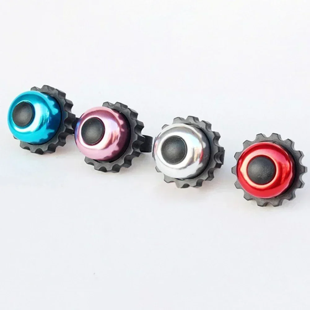 Rotating Aluminum Alloy Bike Bell High Volume Ring Horn MTB Scooter Mini Bicycle Safety Warning Accessory Parts