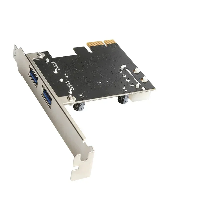 PCI Express to 2 USB3.0 expansion card computer accessories USB riser card Adapter for NEC for Windows XP 7 8 10 Vista