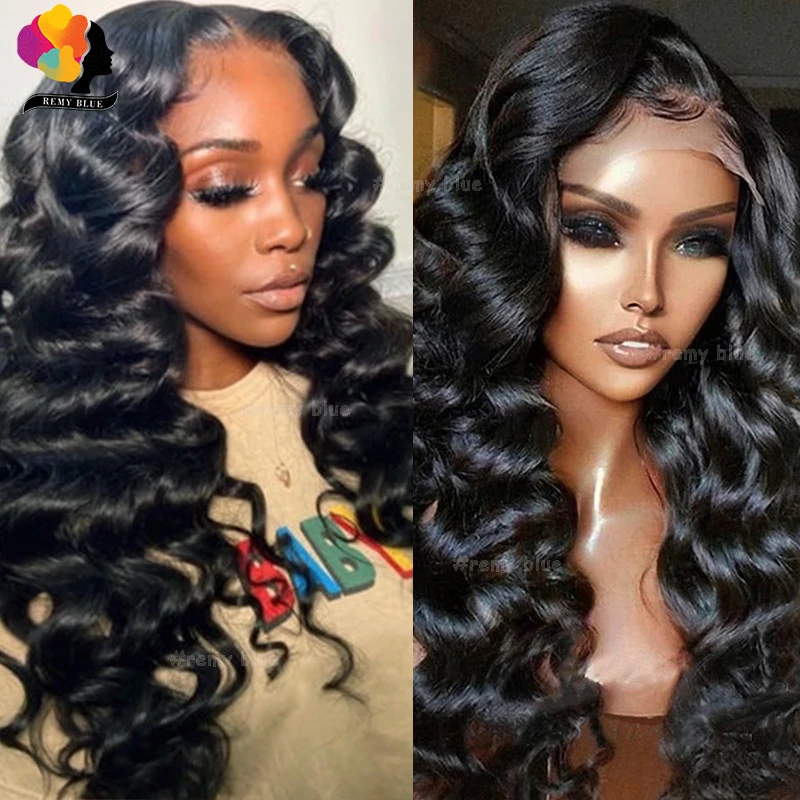 

Loose Deep Wave Lace Frontal Wig Human Hair 13x6 Transparent Lace front Wig Brazilian 32 Inch Lace Front Human Hair Wigs On Sale