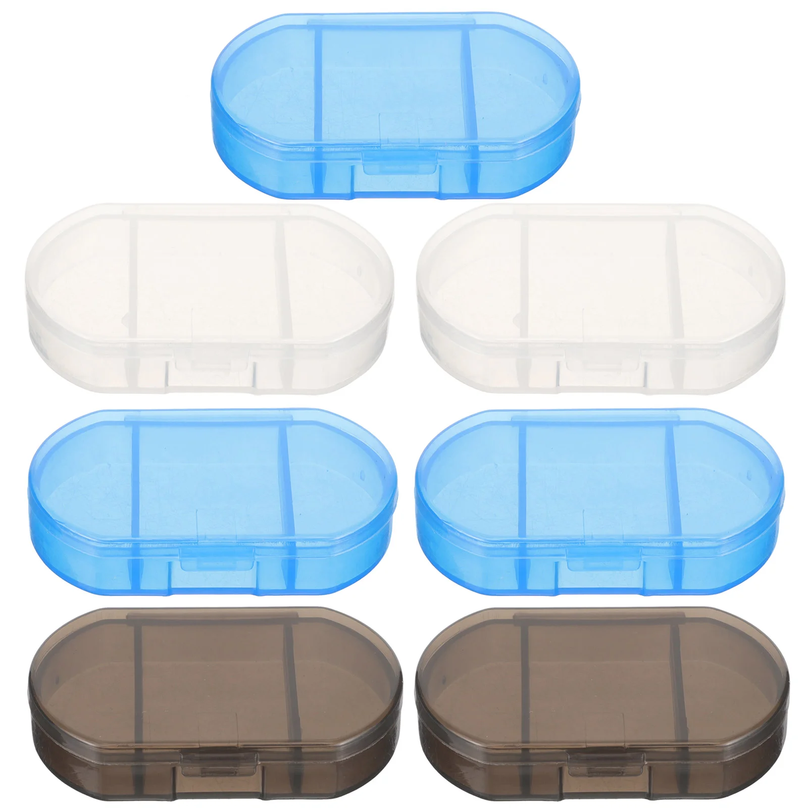 7 Pcs Pill Portable Travel Medicine Organizer Case Plastic Wear-resistant Pillbox