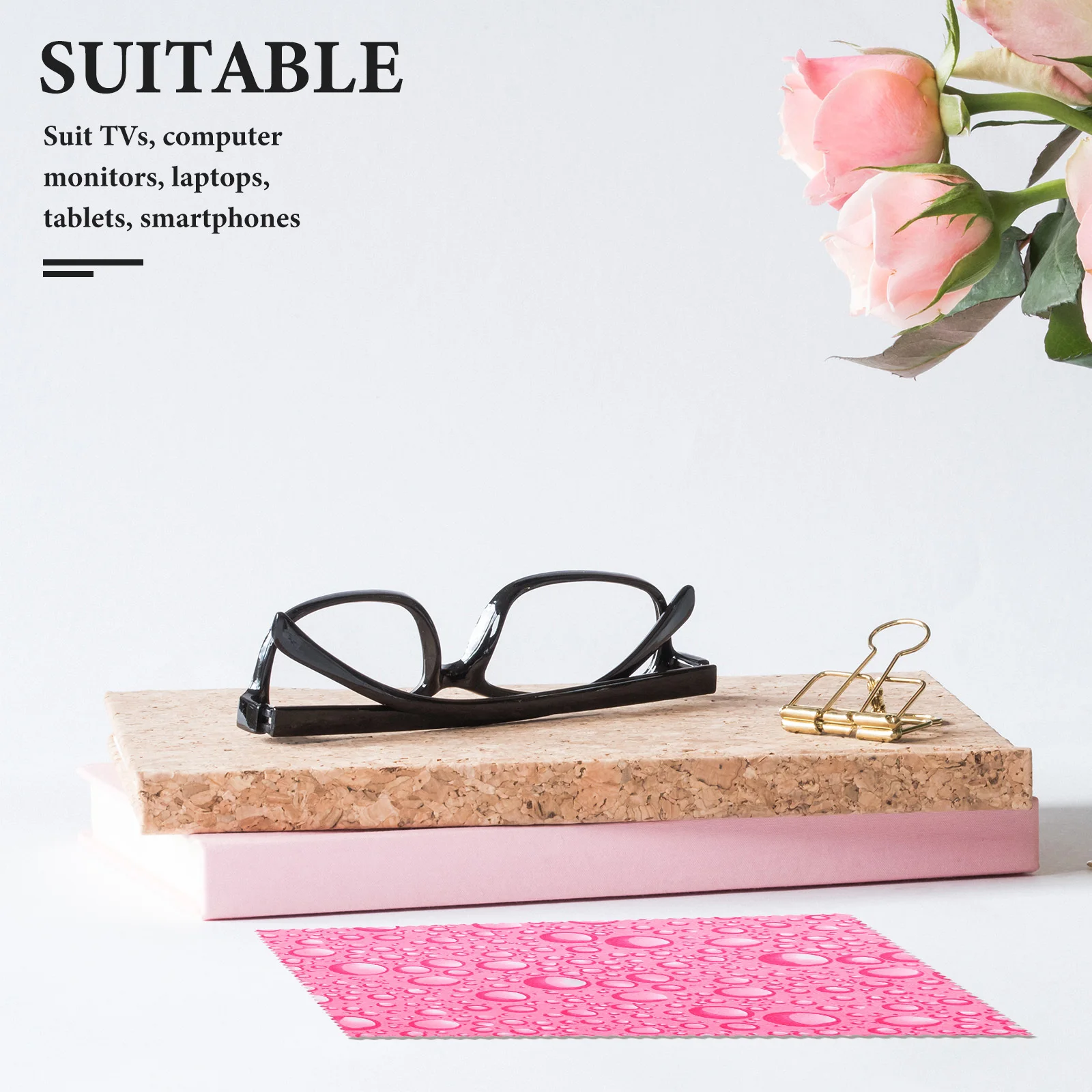 

10Pcs Cleaning Cloth Glasses Soft Lens Cleaning Wipes for Eyeglasses Screen Lens Polishing Cloths Smudge Fingerprint Removal