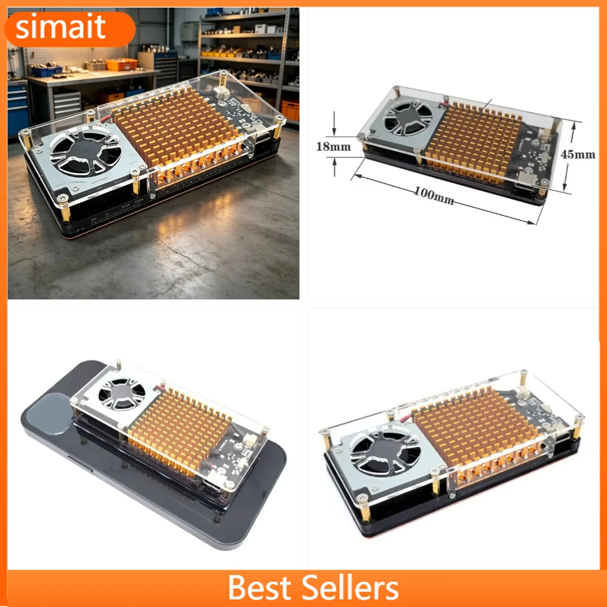 5V 2A Semiconductor Mobile Phone Tablet Laptop USB Silent Heatsink Cooler DIY Fan