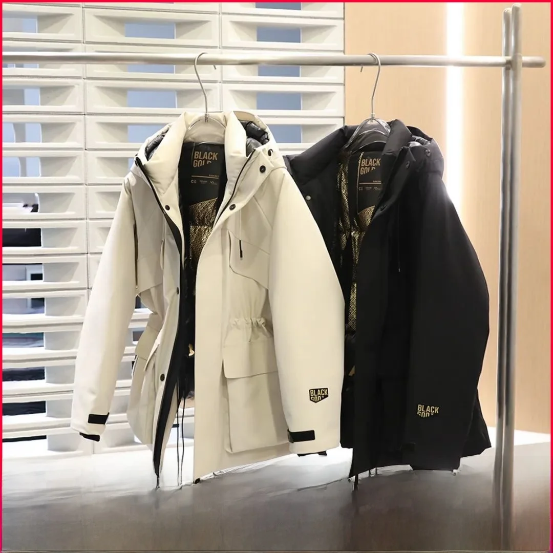 

Outdoor Gold Series High Loosen aphene Heating Technology Tee-Proof down Jaet Youthful ular Regular Length Du d...