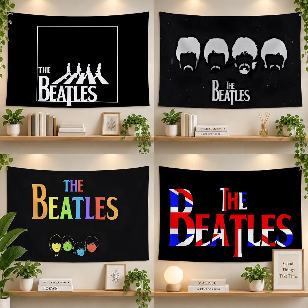 Band The Beatles Vintage Rock Legend Flags Personalized Banner Flag Room Dorm Camping Picnic Garage Bar Outdoor Wall Decor