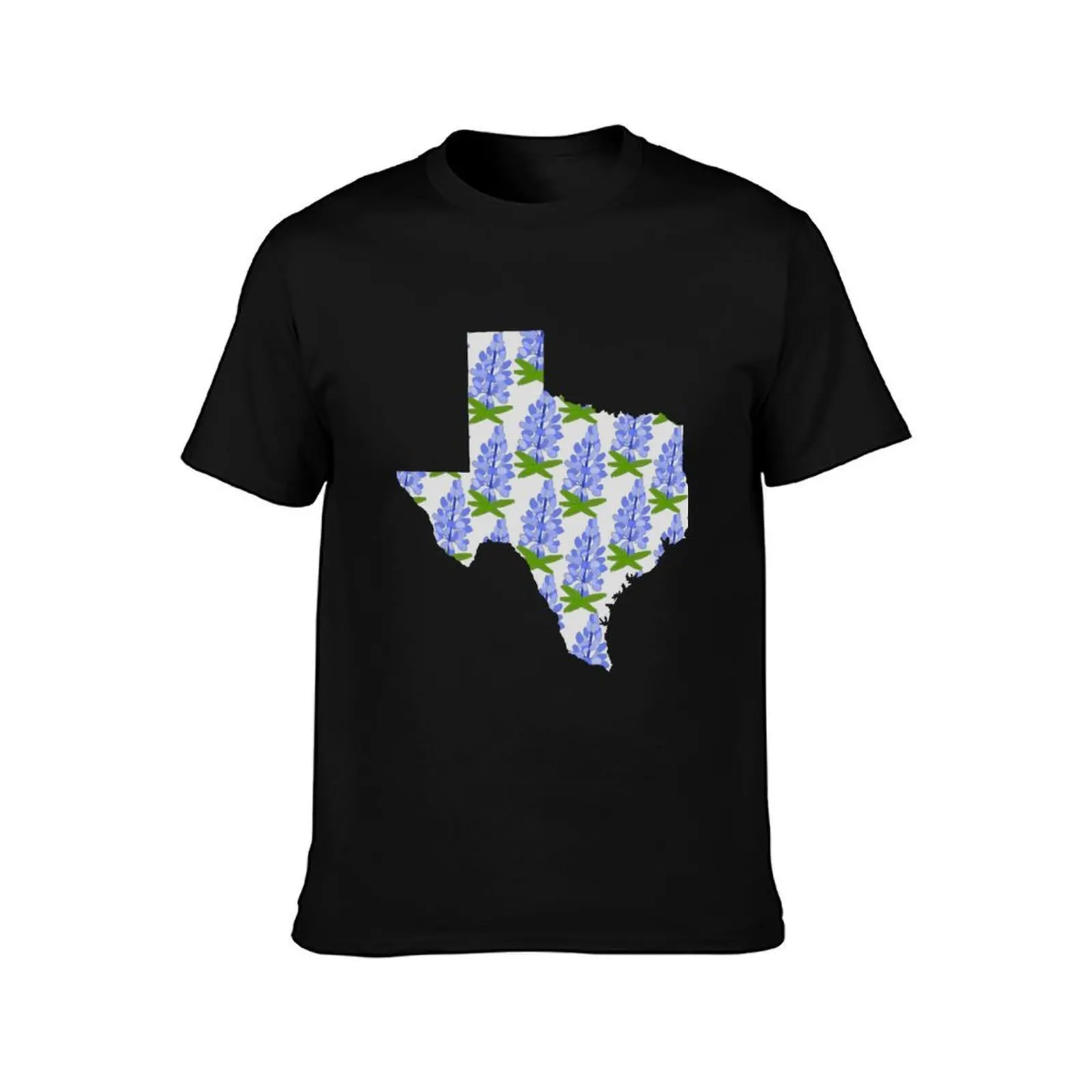 Texas Bluebonnets T-Shirt Casual All Match Short Sleeve T-Shirt