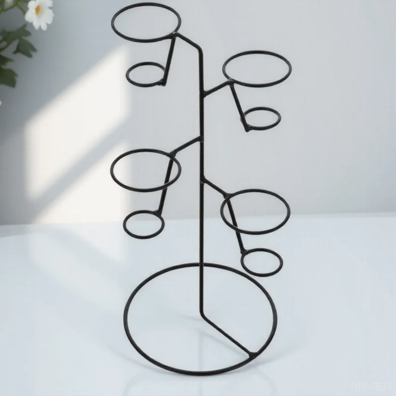 

1 pc Sweet Cone Holder Premium Plastic Ice Cream Storage Rack Party Table Display Stand Dessert Shop Bakery Use