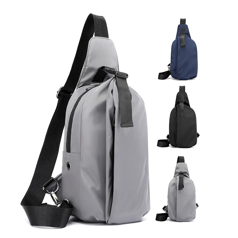 

New fashion chest bag outdoor large-capacity messenger bag men's backpack leisure simple fashion trend sports shoulder bag