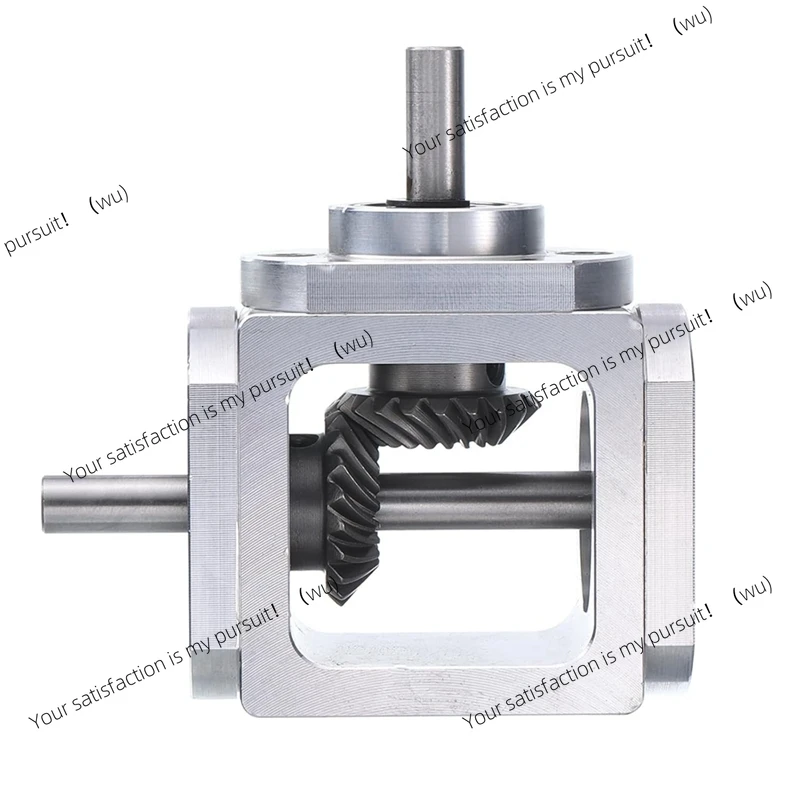 

ZOCI-Gear-Box 90 Degree Right Angle Bevel Gear-Box 1:1 Single Output Shaft 1 Module 20 Teeth Bevel Gear Aluminum Frame