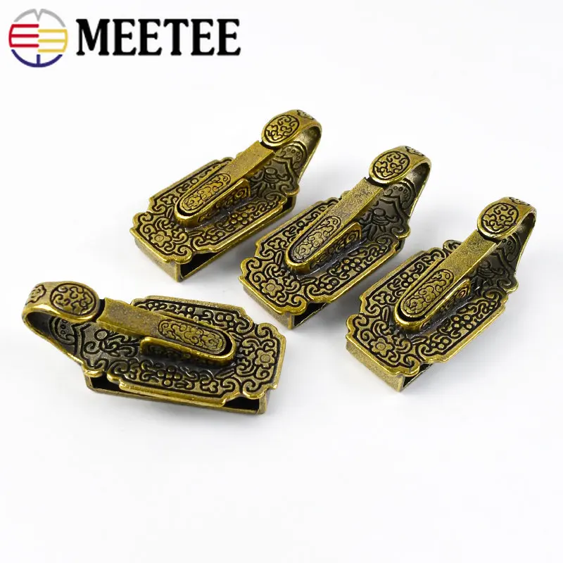 1/2Pcs Solid Brass Wallet Belt Key Ring Hooks Car KeyChain Buckles KeyRing Waist Chain Snap Clasp DIY Leather Craft BF127