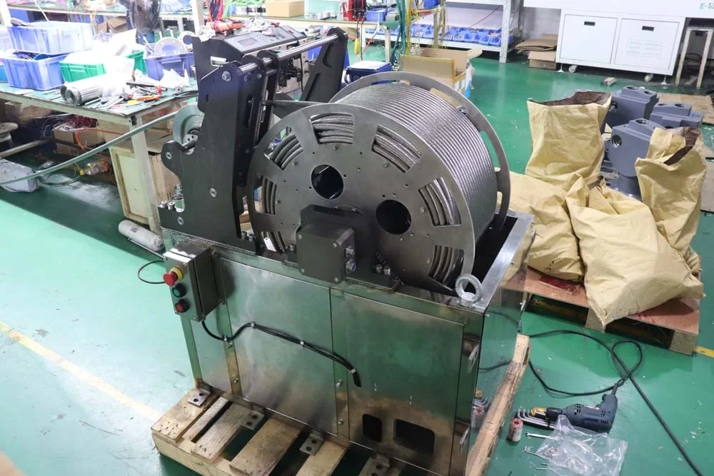 Heavy Waterproof Automatic Marine Electric Anchor Windlass Mooring Winch Umbilical Spooler Winch For Boats
