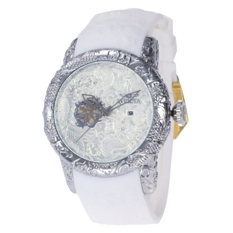 ​ 2025 ساعة جوكر ملونة للرجال من الفولاذ المقاوم للصدأ حركة كوارتز قرص قزحي الألوان مقاومة للماء مضيئة موضة عادية