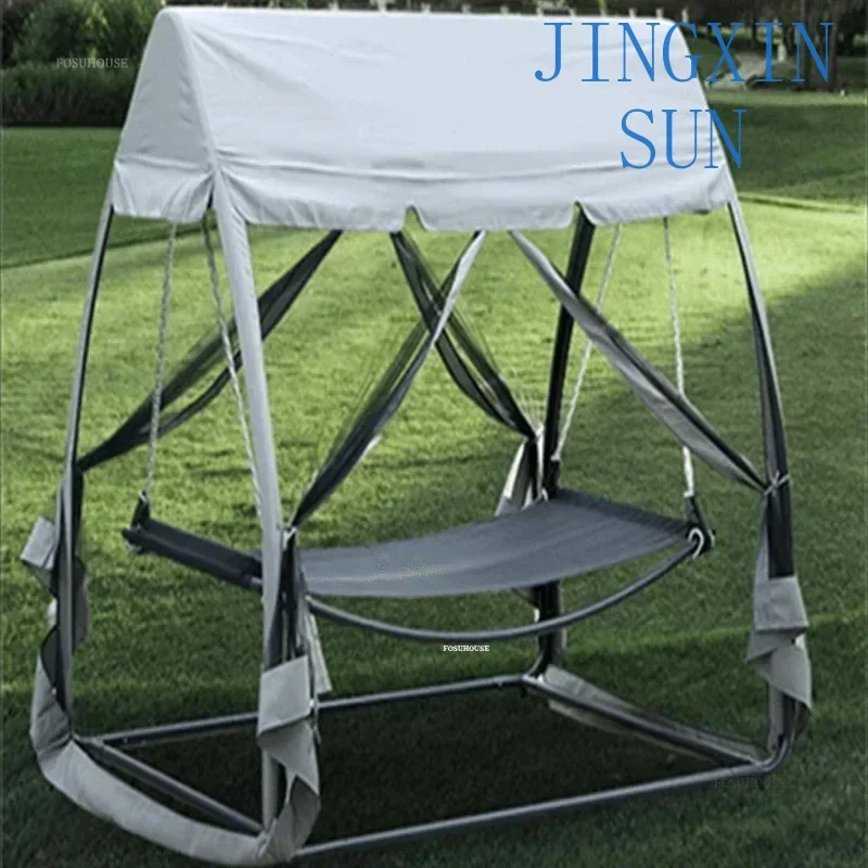 Outdoor Hammocks Rocking ron Swings Outdoor Balcony Garden Swings Courtyard Open-air Tent Outdoor Hammock Anti-rollover L