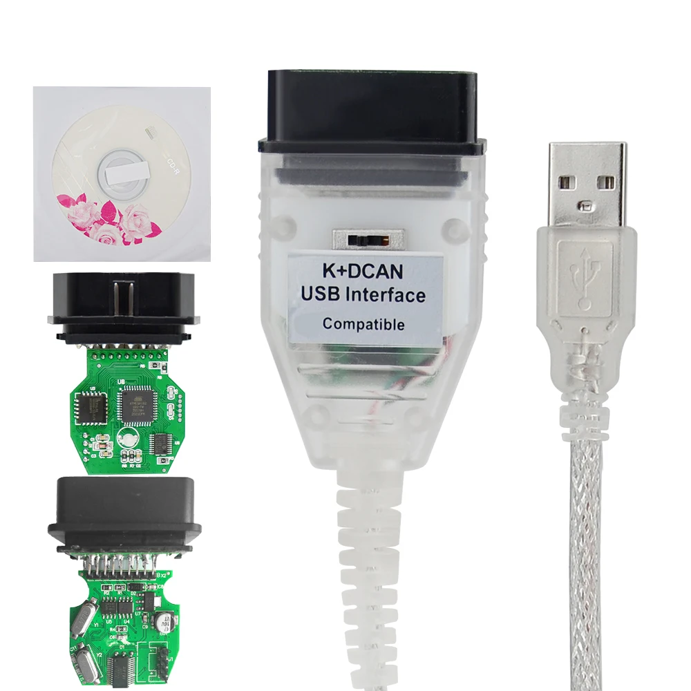 For INPA K DCAN With Switch OBDII Diagnostic Interface For inpa K+CAN K-Line OBD2 Car Connector Code Diagnostic Tool