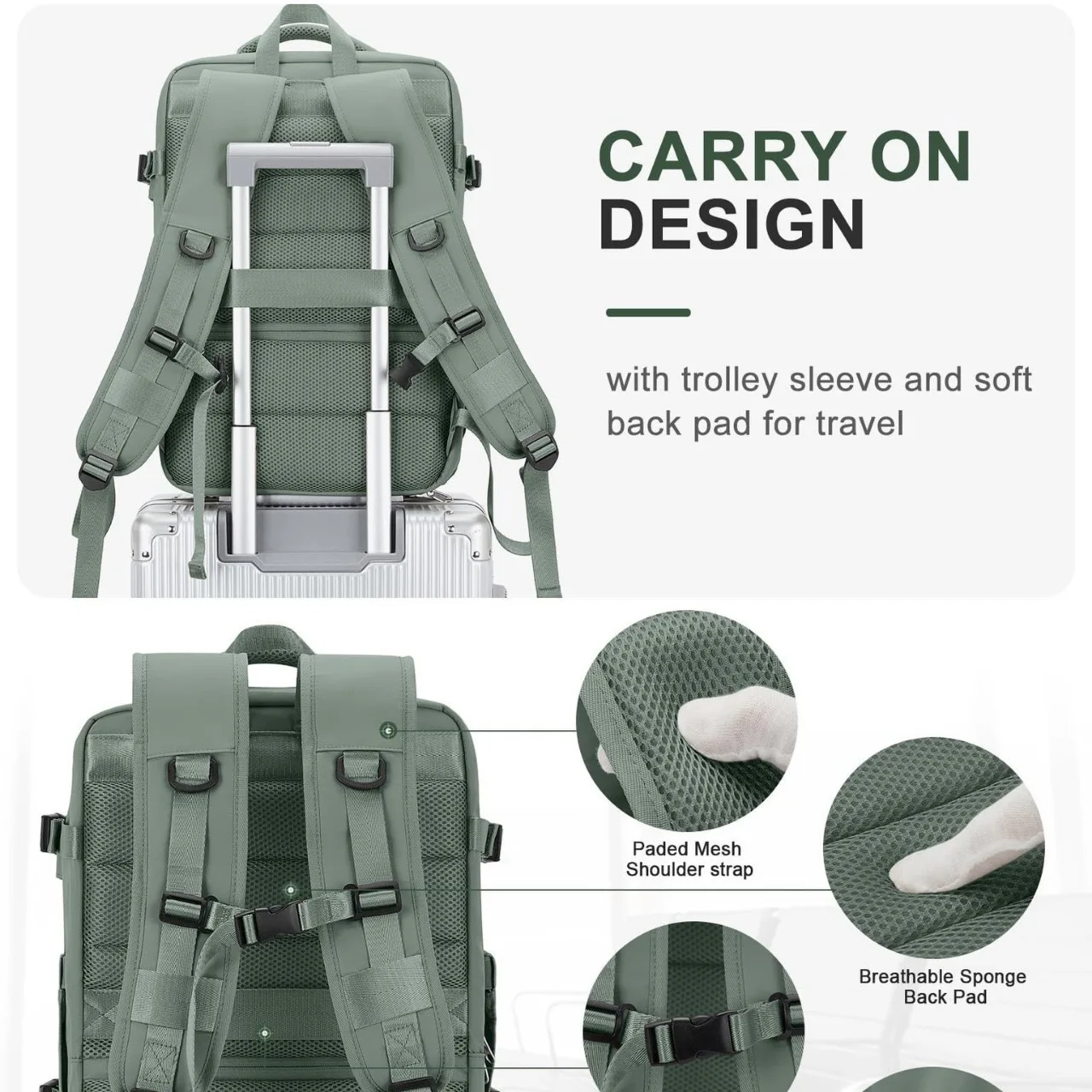 waterproof Carry On Backpack Travel laptop bag Hiking Backpack sac a dos with USB Port Bags