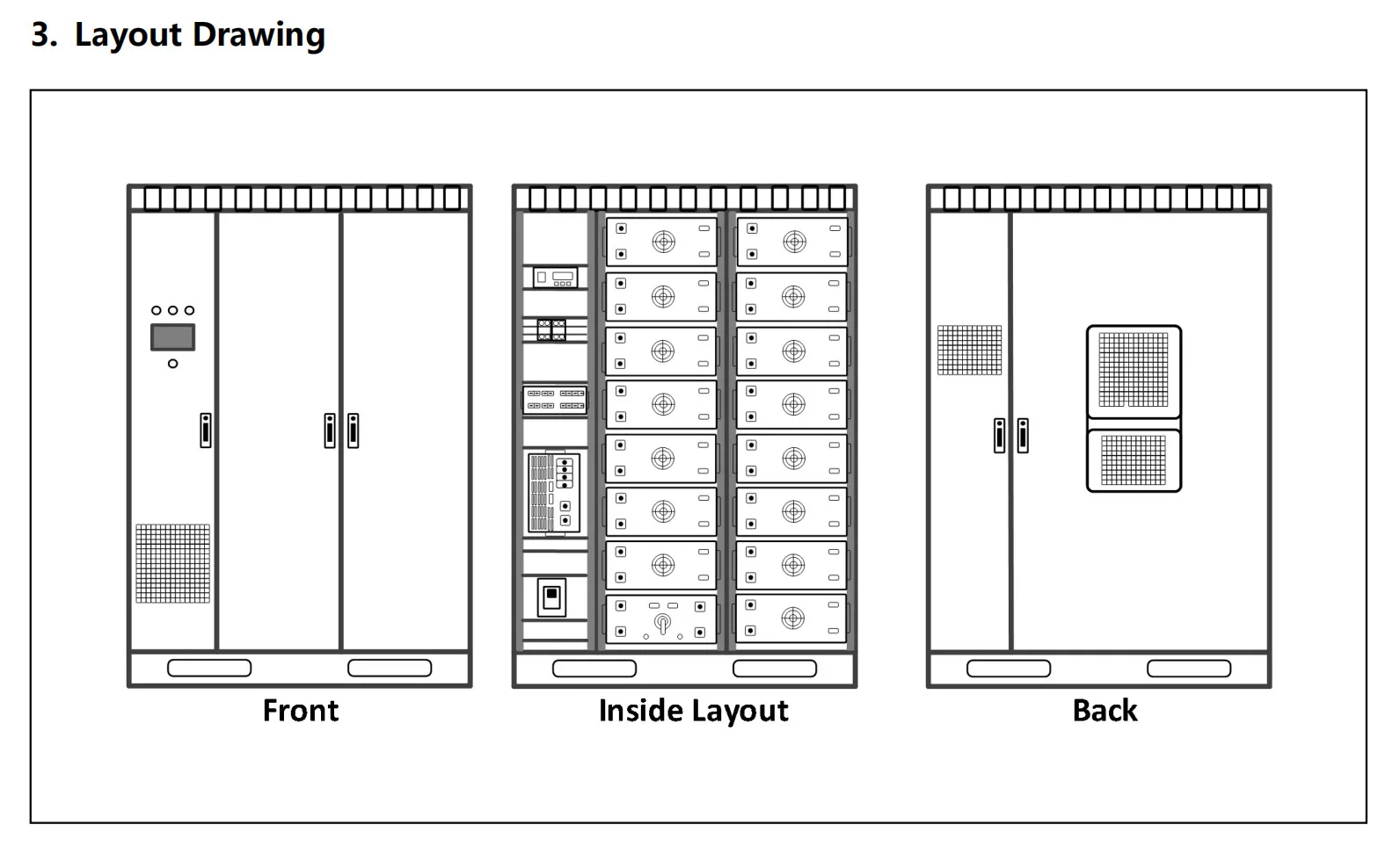 Smsenergy الصف أ حاوية تخزين الطاقة 50kw 100kw 100kwh 200kwh 215kwh 1mwh خزانة البطارية لنظام تخزين الطاقة
