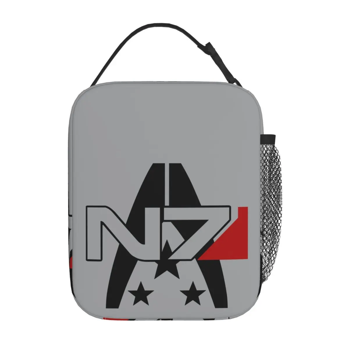 Mass Effect N7 Alliance Insulated Lunch Bag for Women Kids Leakproof Food Boxes Thermal Lunch Box Tote