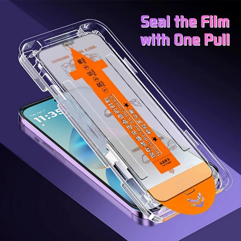 4/3/2/1PCS Für Moto G67 Glas Motorola Moto G67 Gehärtetes Glas 9H Schutzfolie Vollständige Abdeckung Kleber Staubfreier Displayschutz Moto G67