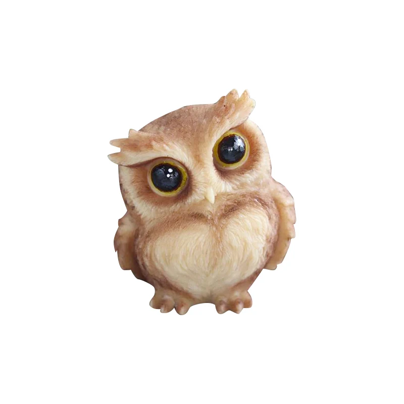 Easter Big Owl Shape Aromatherapy Candle Silicone Molds 3D Animals Handmade Wax Candle Mold Plaster Crafts Decoration Tool