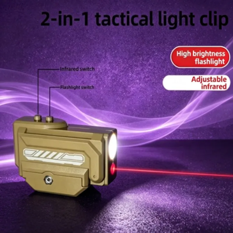 Simple Operation Adjustment 20MM Base Toy Dual Light Ornament Red Indicator & Compact Mini Lamp