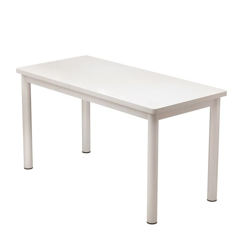 White Simple Study Desk Student Writing Desk for Bedroom Multi-functional Computer Table Ideal for Small Space Home Study Work