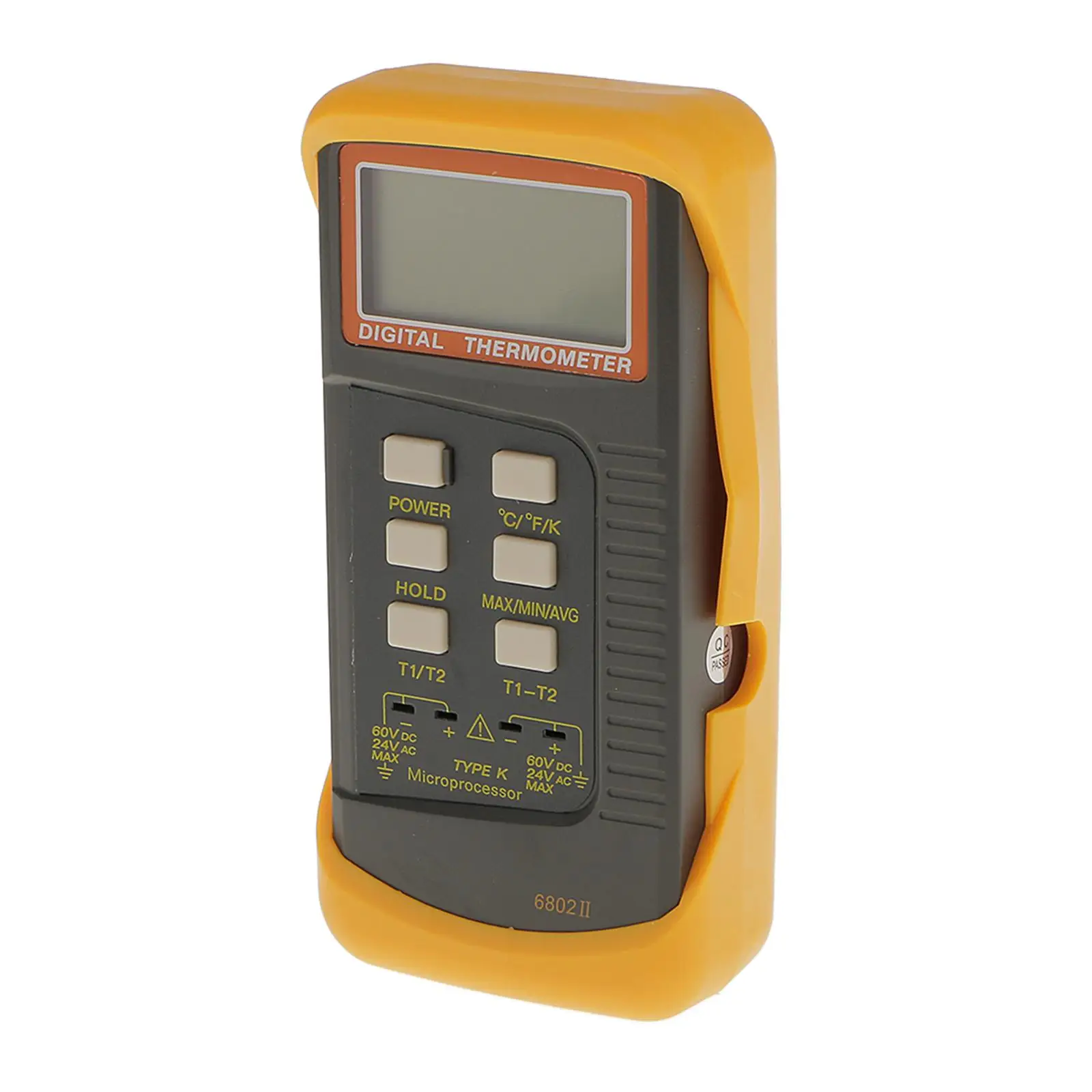 Digital Thermometer Dual Channel Lcd Display Electronic Temperature Probe Sensor Indoor Outdoor for Temperature Measurement