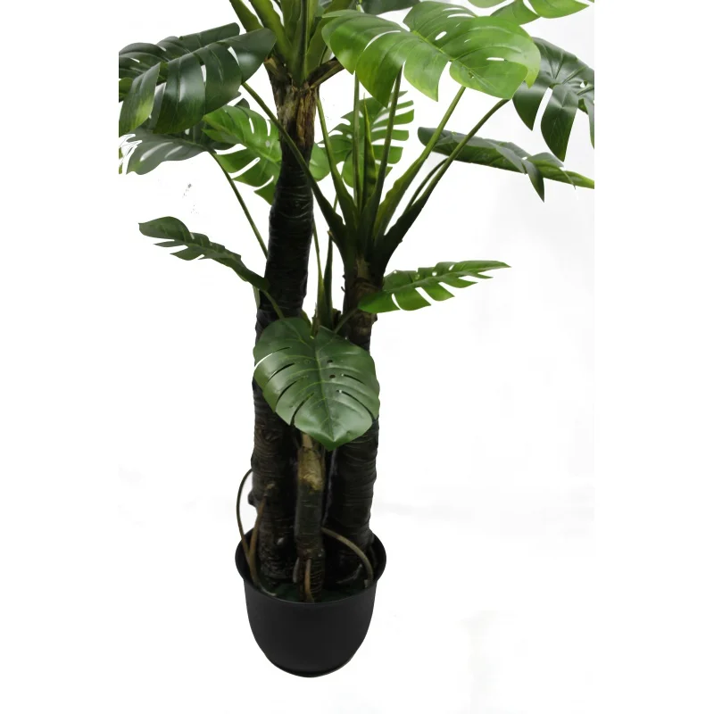 custom.High Quality Artificial Monstera Tree Real 200CM 22Leaves Decoration for Home Indoor