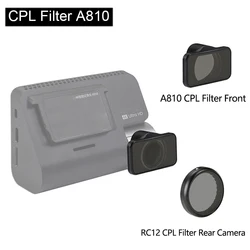 For 70mai CPL Filter Only for 70mai A810 CPL Filter for 70mai RC12 Rear Camera CPL Filter Film and Static Stickers