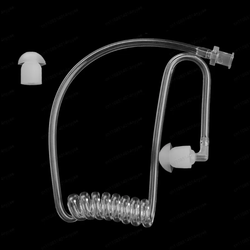 Earphone Transparent Coil Acoustic Air Tube Earplug For Two-Way Radio Walkie Talkie Earpiece Headset Accessories Drop Shipping