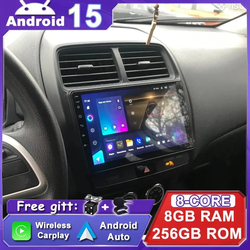 

Android 15 For Mitsubishi ASX 1 2010 2011 2012 2013 2014 2015 2016 Car Radio Multimedia Video Player Carplay Auto 2din Stereo