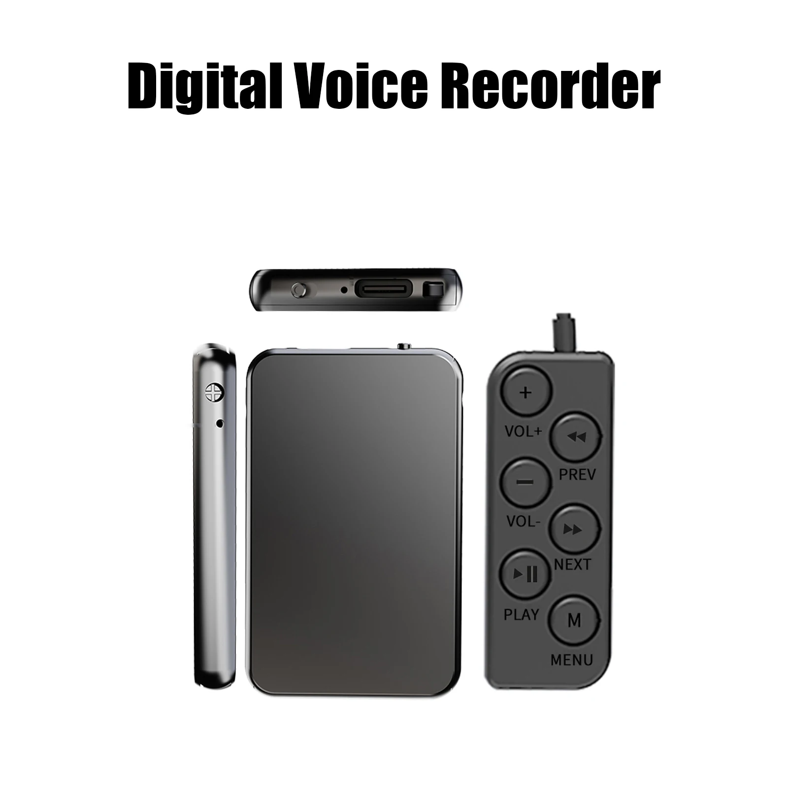 Vandlion V15 Voice Recorder 29H Long Battery Life Type-C Small USB Flash Activated Audio Recorder for Interview/Study