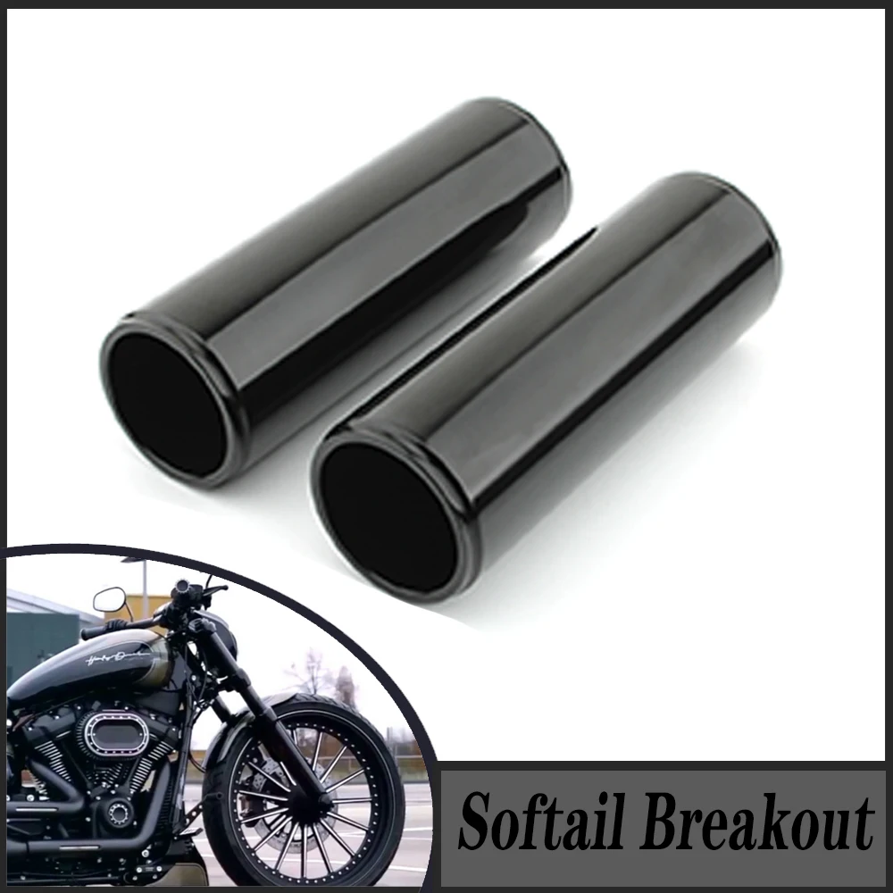 FOR Harley Davidson Softail Breakout FXSB 2013 2014 2015 2016 2017 Motorcycle Front Fork Shock Absorber Covers