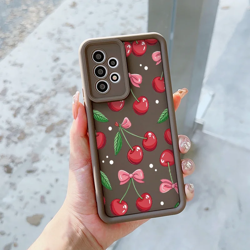 Funny Flower Cute Bow Cherry Pattern Phone Case for Xiaomi 17 PRO MAX 15T Pro 15 Ultra 14 T 13 12 T 11 Lite 5G Soft Cover Fundas - view 4