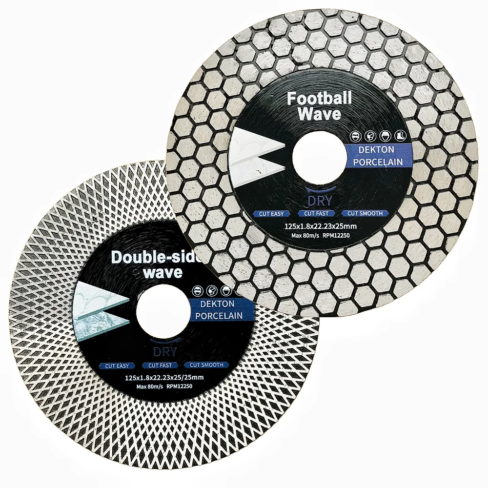 105/115/125mm Super Tile Blade Turbo Porcelain Diamond Disc Cutting And Grinding for Ceramic Porcelain Tile Granite Marbe