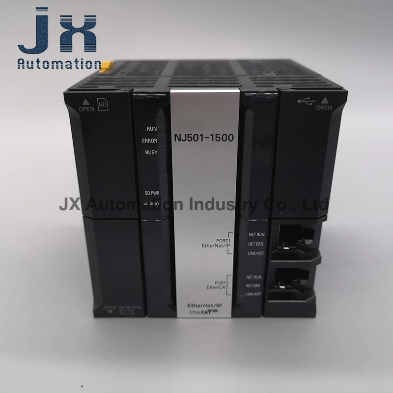 وحدة وحدة المعالجة المركزية الأصلية 100% NJ-Series PLC NJ501-1500 وحدة تحكم أتمتة الآلة