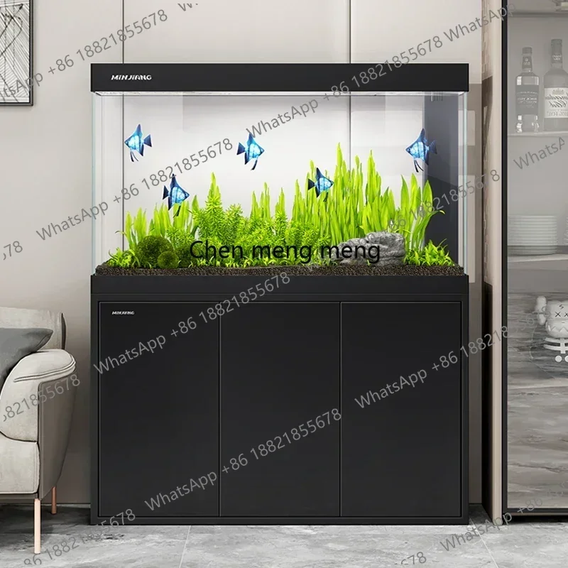 F181  Betta Fish Pots Modern Aquarium Indoors Hotel Creative Ecology Aquarium Large Fish Tanks Luxury Home Furniture Acquario