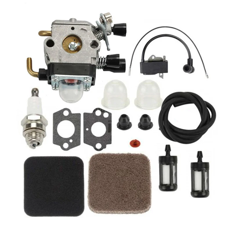 

For Carburetor for FS75 For FS80 For FS80R FS85R FS85T FS85RX Featuring For Ignition Coil Kit and Support Parts