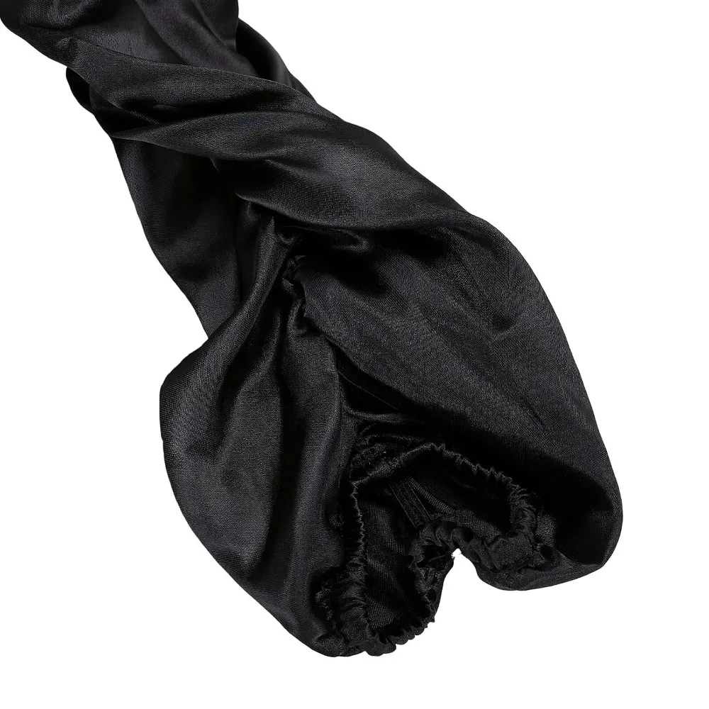 Dual Use Double Sleeve Sleep Bonnet Reduce Frizz Soft Stretchy Hair Bonnet Long Braids Locks Samurai Wrap Night Time