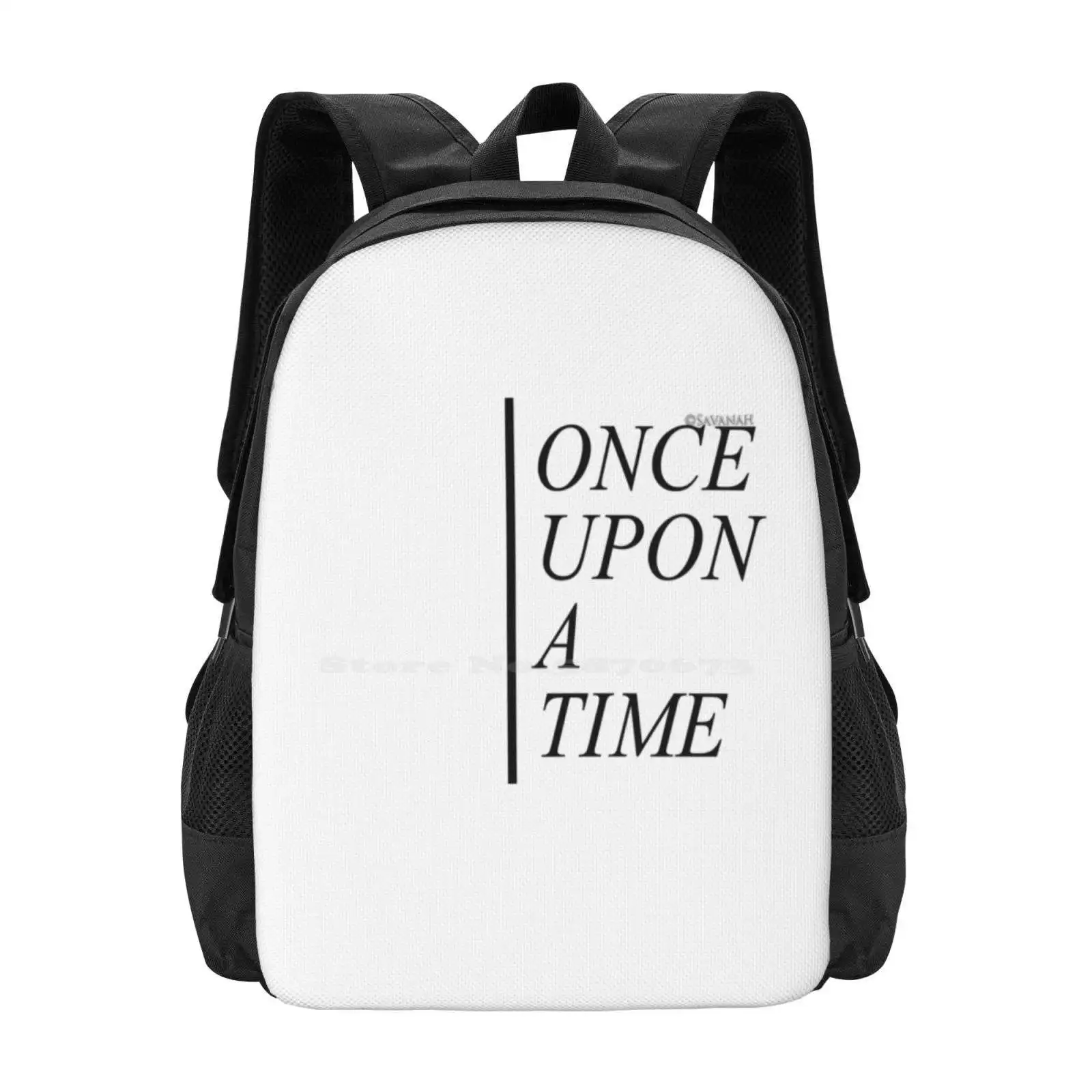 Once Upon A Time School Bags Travel Laptop Backpack Once Upon A Time