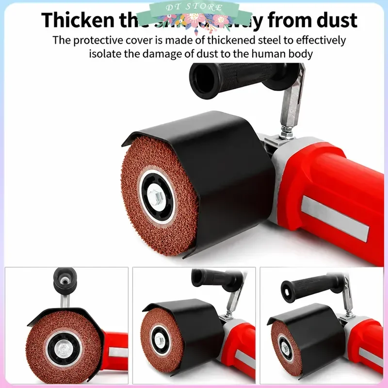 2200W Variable Speed Burnishing Polishing Machine Surface Conditioning Tool Wire Drawing For Wood Metal Stainless Steel