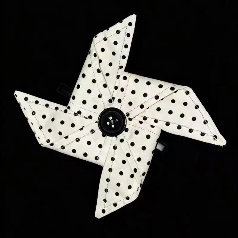 Lustige Haarspange in Form einer Windmühle mit Punktmuster, niedliche Haarspange im Y2K-Stil, kreative Haarspange für den täglichen Gebrauch, Fotoshooting, Haarschmuck für Mädchen – Detail 9