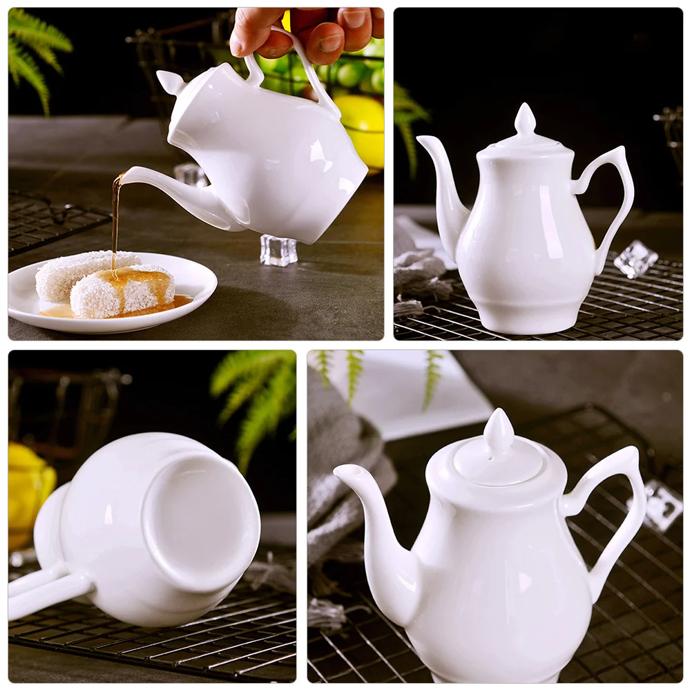 

1Pcs 280Ml Bone China Soy Sauce Bottle Premium Ceramic Condiment Dispenser for Kitchen Restaurant Home Use Vinegar Oil Storage