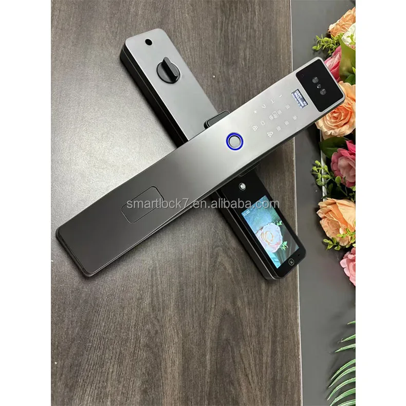 

Factory Hot Sale Tuya APP Electronic Digital Locks 3D Face Recognition Palm Vein Fingerprint Smart Lock