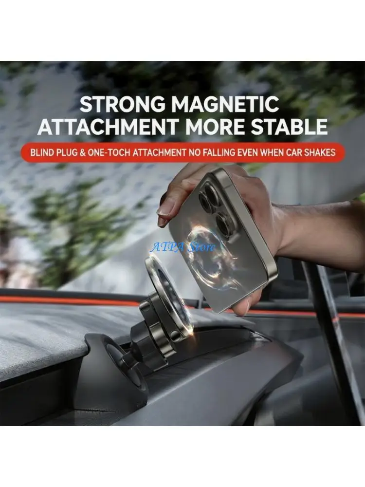 U13C 360 Degree Rotatable Car Phone Holder For 3 Y YL Compact Design Firm Grip Easy Installation Navigation Mount