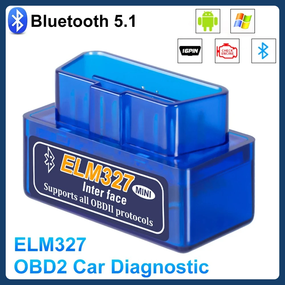 

ELM327 V 2.1 OBD2 Scanner BT/Wifi ELM 327 OBD Car Diagnostic Tool For Android /IOS PK Vgate Icar2 Code Reader