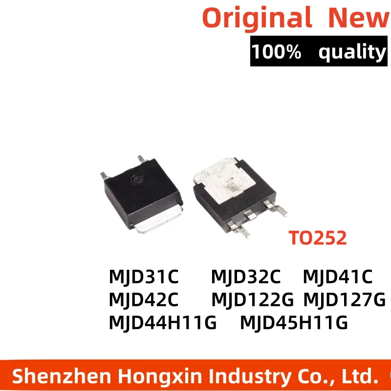 10pcs New MJD J 32C 42C 31C 41C 127 122 44H11 45H11G CG CT4G SMT TO252 Darlington Transistor