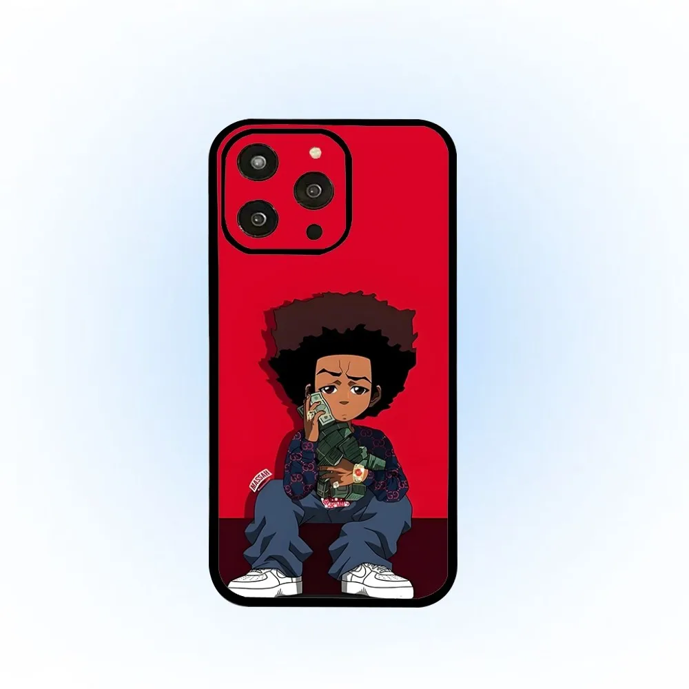 Huey Freeman Boondocks чехол для телефона Iphone 15 11 13 14 Pro Max 7 8 Plus X Xr Xs Max Se2020 12mini чехол