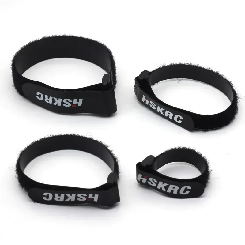 4PCS HSKRC Nylon Non-Slip Coating LIPO Battery Strap 150mm / 200mm / 250mm