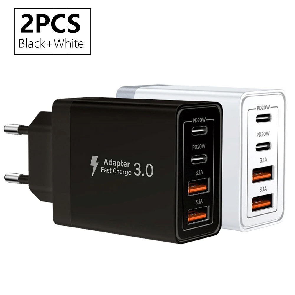 2Pcs/Set 4-Port Fas…