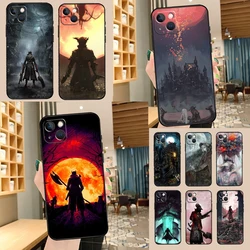 Bloodborne Dark Souls Phone Case For iPhone 11 12 13 14 15 16 Pro MAX 12 13 Mini X XR XS Max Plus Cover Coque